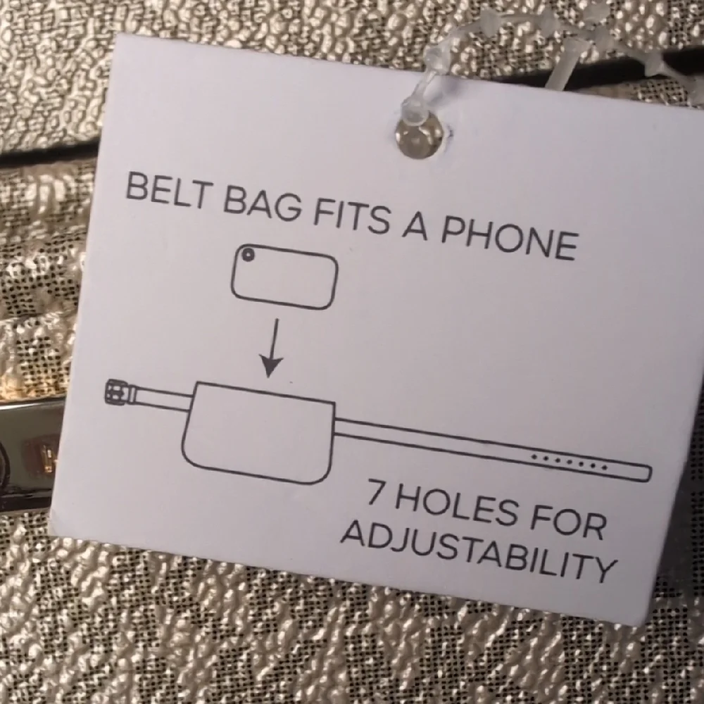 Michael Kors Metallic Adjustable Belt Bag in Gift Box